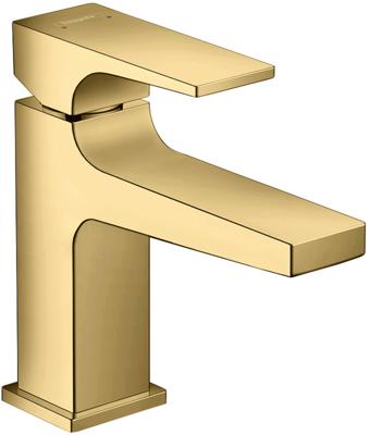 Hansgrohe Metropol toiletkraan 100 met push open waste met voorsprong vaste uitloop 12.7cm polished gold 32500990
