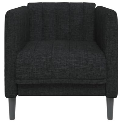Fauteuil stof zwart Fauteuil stof zwart