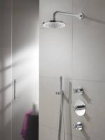 Hotbath Thermostatische Inbouw Douche Set Chap Met 2 Stopkranen Ibs 3 - Chroom - thumbnail