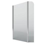 Inloopdouche met Draaibare Zijwand 90x30x200 cm 6mm Chroom - thumbnail