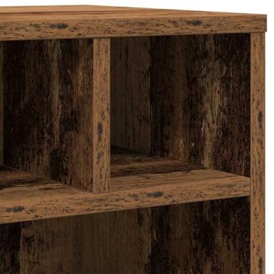 VidaXL Printerstand met opslag oud hout 41 x 32 x 48 cm bewerkt hout