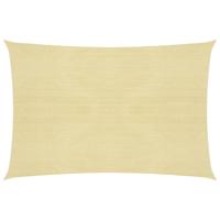 Zonnezeil 160 g/m² 6x7 m HDPE beige - thumbnail