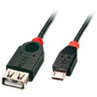 Lindy 31935 USB Micro-B - USB A, 0.5m - thumbnail