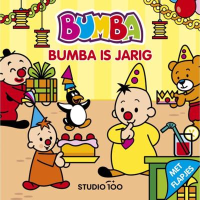 Studio 100 Bumba kartonboek met flapjes - bumba is jarig