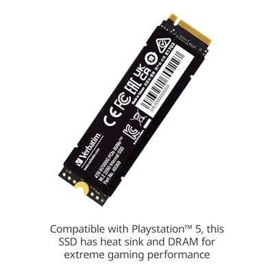 Verbatim Vi7000 2 TB NVMe/PCIe M.2 SSD 2280 harde schijf PCIe 4.0 x4 Retail 49368 Verbatim Vi7000 2 TB NVMe/PCIe M.2 SSD 2280 harde schijf PCIe 4.0 x4 Retail 49368