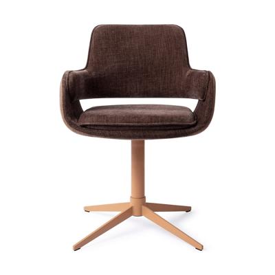 Jesper Home Eetkamerstoel 'Oketo' Draaibaar, kleur Chestnut Chase