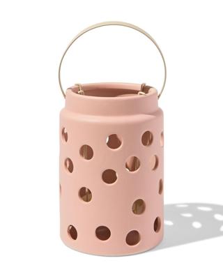 HEMA Lantaarn ⌀13x19cm terracotta