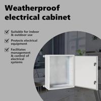 VidaXL Bedieningskast grijs 50 x 22 x 60 cm abs kunststof - thumbnail