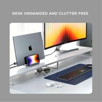 Satechi duo vertical iPad/MacBook stand - Space Gray - thumbnail