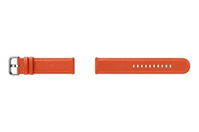 Samsung Galaxy Watch Active2 leren armband, oranje