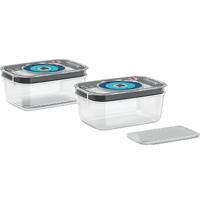 Bosch MSZV0FC2 Vacuüm-Bewaardozen 1L 2 Stuks Transparant/Grijs/Blauw - thumbnail