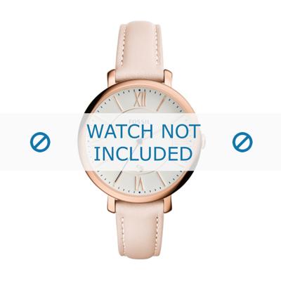 Horlogeband Fossil ES3988 Leder Roze 14mm Horlogeband Fossil ES3988 Leder Roze 14mm