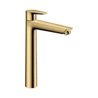 Wastafelmengkraan Talis E 240 HansGrohe Eengreeps met Trekwaste Gepolijst Goud - thumbnail