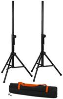 Monacor PAST-125SET Statiefset voor PA-luidspreker Uittrekbaar, In hoogte verstelbaar 1 stuk(s) - thumbnail