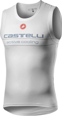 Castelli Active Cooling ondershirt mouwloos zilvergrijs heren XL
