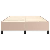 Boxspringframe kunstleer cappuccino 140x200 cm - thumbnail