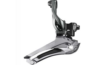 Shimano Voorderailleur 2 x 10 speed tiagra fd-4700 ø28,6 - ø31,8 mm klem / down-pull 61-66° - 46-53t - zwart/zilver