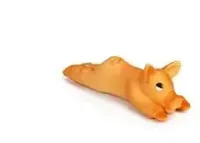 Latex biggetje mini hondenspeelgoed - thumbnail