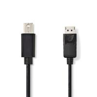 Mini-DisplayPort - DisplayPort-kabel | Mini-DisplayPort male - DisplayPort male | 1,0 m | Zwart - thumbnail