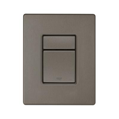 Grohe Skate Cosmopolitan bedieningspaneel hard graphite geborsteld voor Grohe Rapid SL Grohe Skate Cosmopolitan bedieningspaneel hard graphite geborsteld voor Grohe Rapid SL