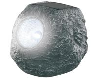 Solarlamp Steen Grijs/Polyresin - thumbnail