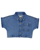 Blouse - Blauw - thumbnail