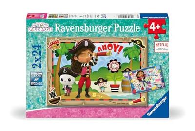 Ravensburger puzzel Gabby's Poppenhuis - 2 x 24 stukjes - thumbnail