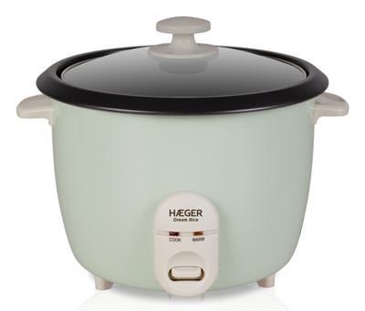 Rijstkoker Haeger RC-18L.002A Groen Roestvrij staal Plastic 50 W
