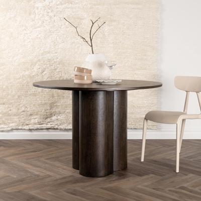 Nohr Ronde Eettafel 'Anh' 110cm, kleur Mokka