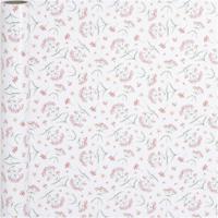 Creativ Company Inpakpapier, bloemen, b: 50 cm, 80 gr, 5 m/ 1 rol - thumbnail