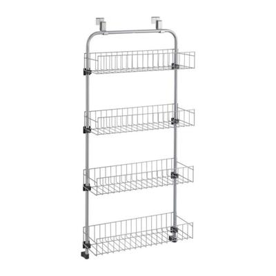 Metaltex Deurrek 4 Etages 17x45x103 cm Zilver/Metaal