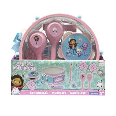Lexibook - Gabby en het Magische Huis Muziekset - 7 instrumenten - Opbergruimte in de trommel