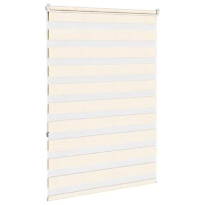 VidaXL Zebra rolgordijn 100x150 cm stofbreedte 95,9 cm marmerbeige