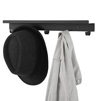 ACAZA Wandkapstok Zwart - thumbnail