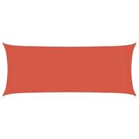 Zonnezeil 160 g/m 2x4,5 m HDPE terracottakleurig - thumbnail