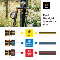 Fiskars Slangkoppeling, 9 mm (3/8&apos;&apos;) STOP - 1027078 - thumbnail