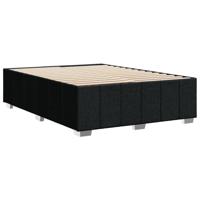 Bedframe zonder matras stof zwart 160x200 cm - thumbnail