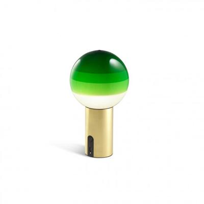 Marset Dipping Light Portable Tafellamp - Groen - Messing