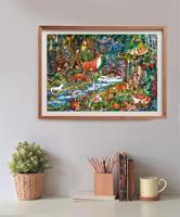 Puzzel - SCHMIDT SPIELE - Dieren van de Europese bossen - 150 stukjes - Vanaf 7 jaar - thumbnail