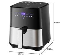 Luchtfriteuse EDM 07790 1450 W 5 L LED-scherm - thumbnail