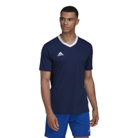 adidas Entrada 22 Voetbalshirt Donkerblauw Wit - thumbnail