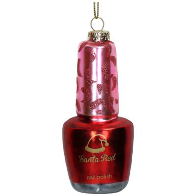 Ornament Nagellak Glas Rood 10.1cm HD Collection - Hd collection
