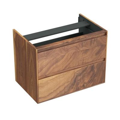 Onderkast Forzalaqua Reno 80x51x60 Cm 2 Lades Softclose Noten Pure Walnut Onderkast Forzalaqua Reno 80x51x60 Cm 2 Lades Softclose Noten Pure Walnut