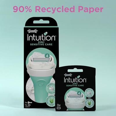 Wilkinson Wilkinson Sword Intuition Sensitive Care Scheermesjes - 3 + 1 - thumbnail