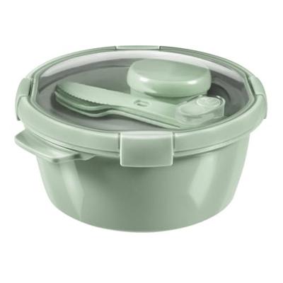 Curver smart to go eco lunchset rond 1,6 liter + bestekset & sauscup
