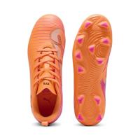 PUMA Future 8 Play Gras / Kunstgras Voetbalschoenen (MG) Kids Oranje Roze Zwart - thumbnail