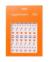HEMA Nagelstickers hartjes en sterren - 62 stuks - thumbnail