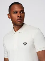 Eximio - Heren Poloshirt - Wit - Met ritsje - thumbnail