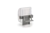 Voeder- en drinkbak voor vogels grijs set van 2 - thumbnail