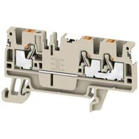 Weidmüller 2674720000 Doorgangsserieklem Push-In-klem, Steekaansluiting Donkerbeige 100 stuk(s) - thumbnail